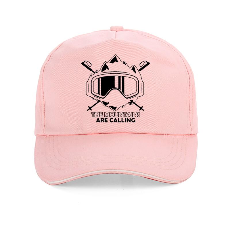 The Mountains Are Calling Ski Snowboard Baseball Cap Adjustable Dad Hat For Outdoor Men Womencool Unisex