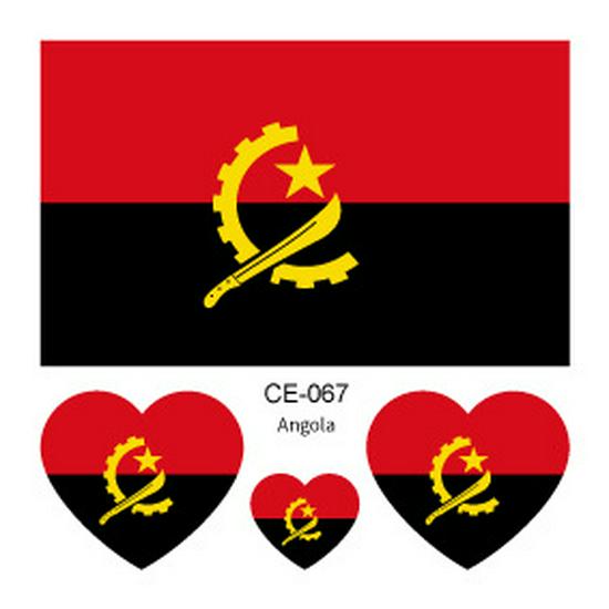 World Cup 2026 National Flag Waterproof Tattoo Stickers for Sports