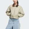 adidas Wash Pad Jacket Solid Color Striped Warm Fashion Casual Cotton Coat