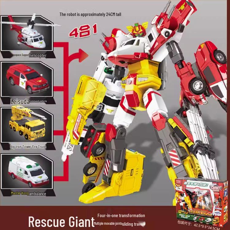 

Кабо Супер Робот: Гигантская игрушка «Шесть тел» для мальчиков 4-8 лет