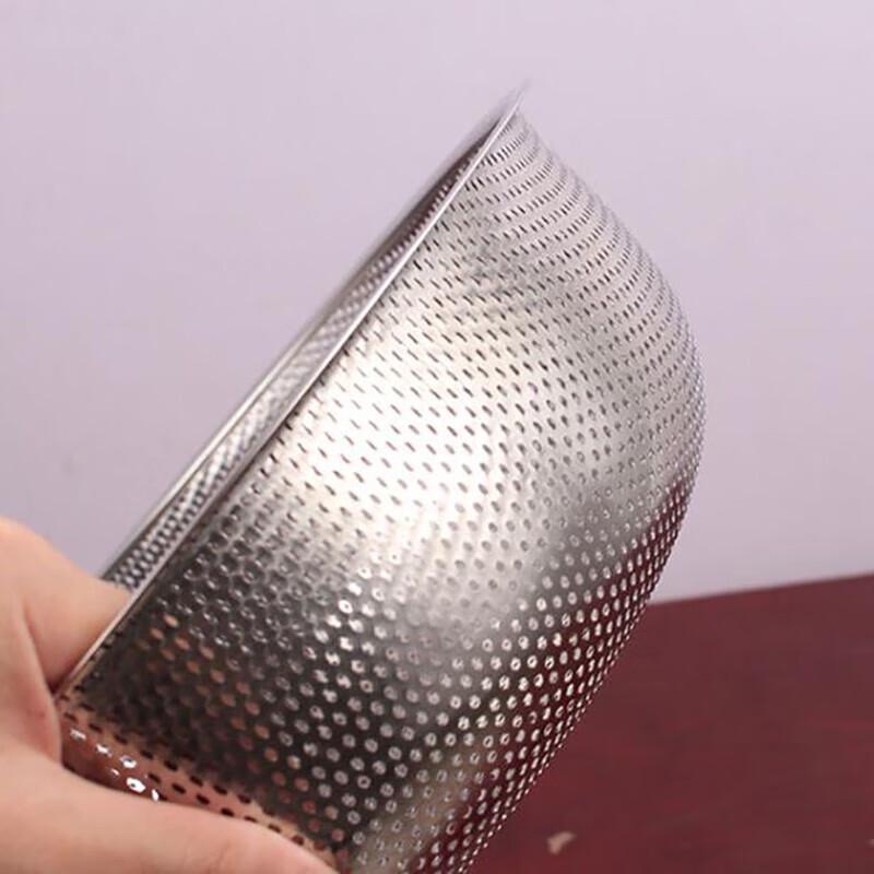 Homeglen Thickened Stainless Steel Rice Sieve Draining Basin Set