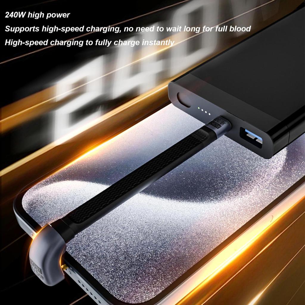USB 4.0 Cable Short USB C To USB C Cable 40Gbps Data Transmission 240W Fast Charge Cable FPC Design For Laptop Phones