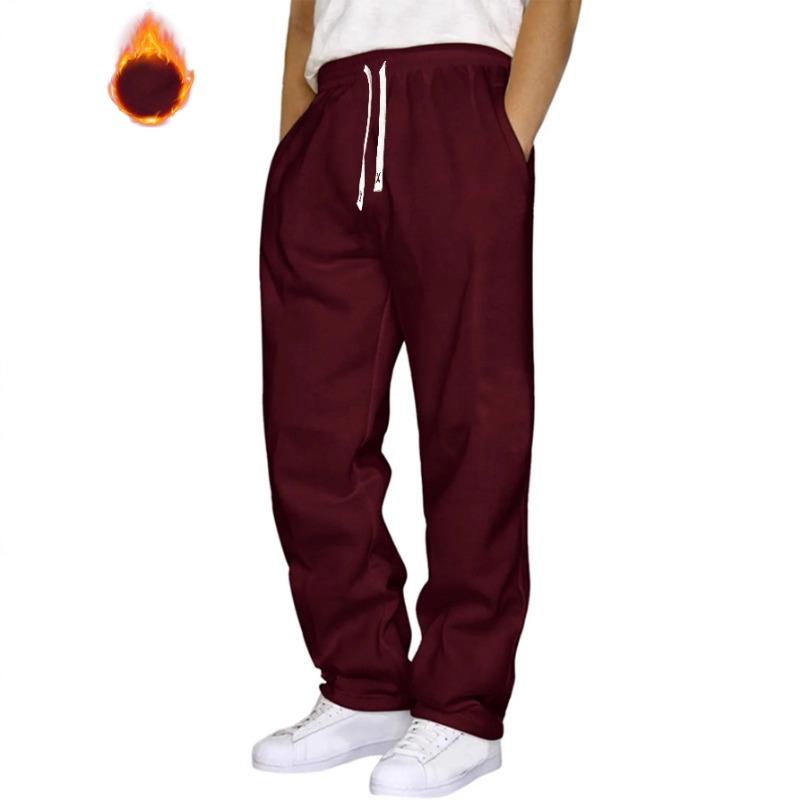 Men's and Women's Casual Trousers and Sweatpants Solid Color Running and Fitness Sports Pants