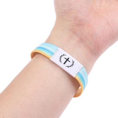 Wearable Bible Bracelet Religious Bracelets Christian Daily Bible Verse Bracelet With NFC RFID Elastic Wristband