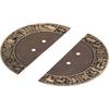 14cm/5.5inch Furniture Handle Brass Double Door Chinese Style Retro Round Handles Cupboard Dressing Table Wardrobe Wine Cabinet Drawer Antique Knobs