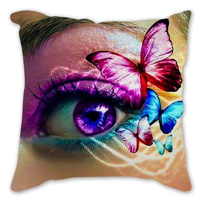 Home Decor New Year Decorations Bedroom Living Room Sofa Cushion Cover Eye Pillow  Christmas Tears