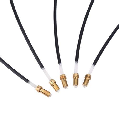 3/4 and 4/4 Violin Tailpiece, Tailgut Tail Rope, Abrasion Resistant, Pack of 5, Black