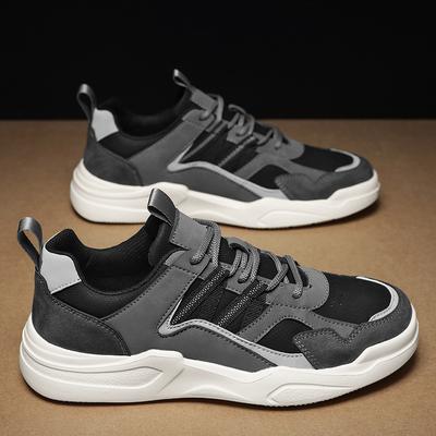 Lightweight Mens Casual Leather Shoes Comfortable Male Sneakers Non-Slip Walking Shoes Daily Wear Treking Footwear Soft Trainers