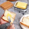 Rectangular Butter Dish with Knife - Cheese and Food Storage Container