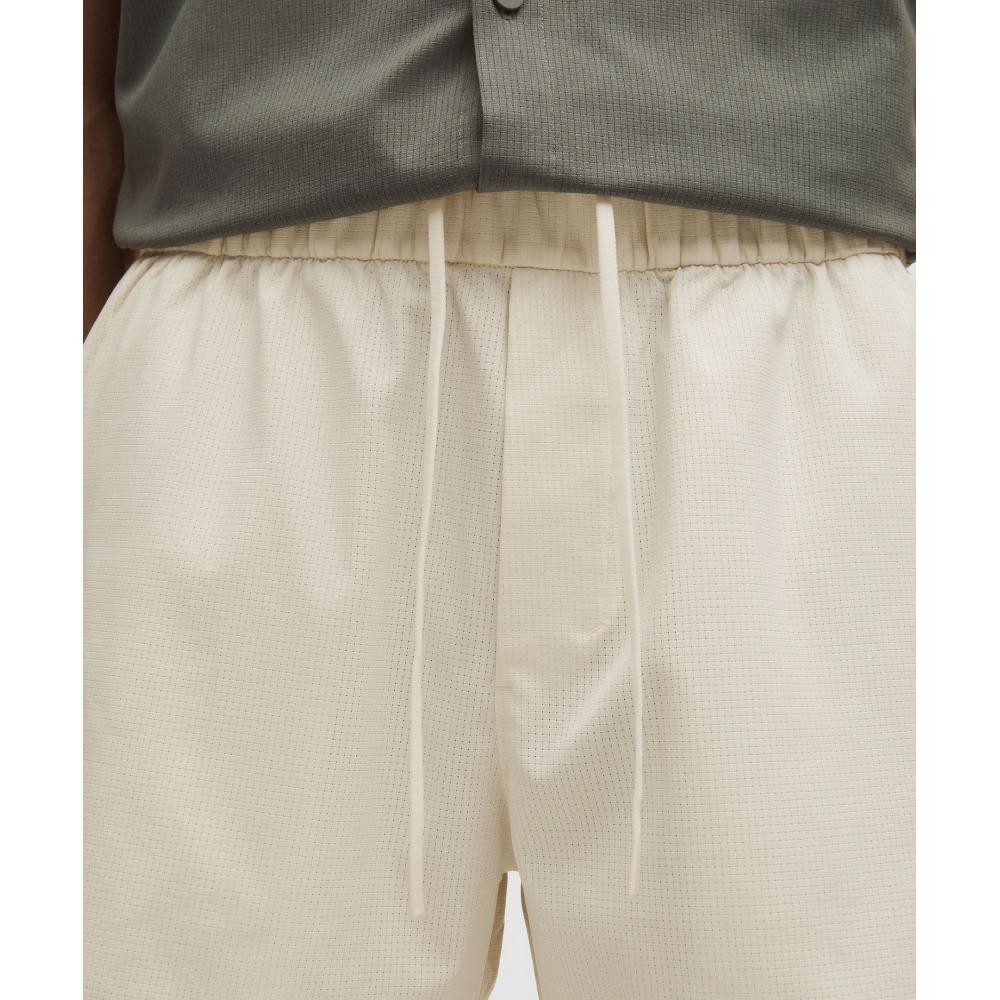 Lululemon Abc Wovenair Pull On Short 5  Light Ivory