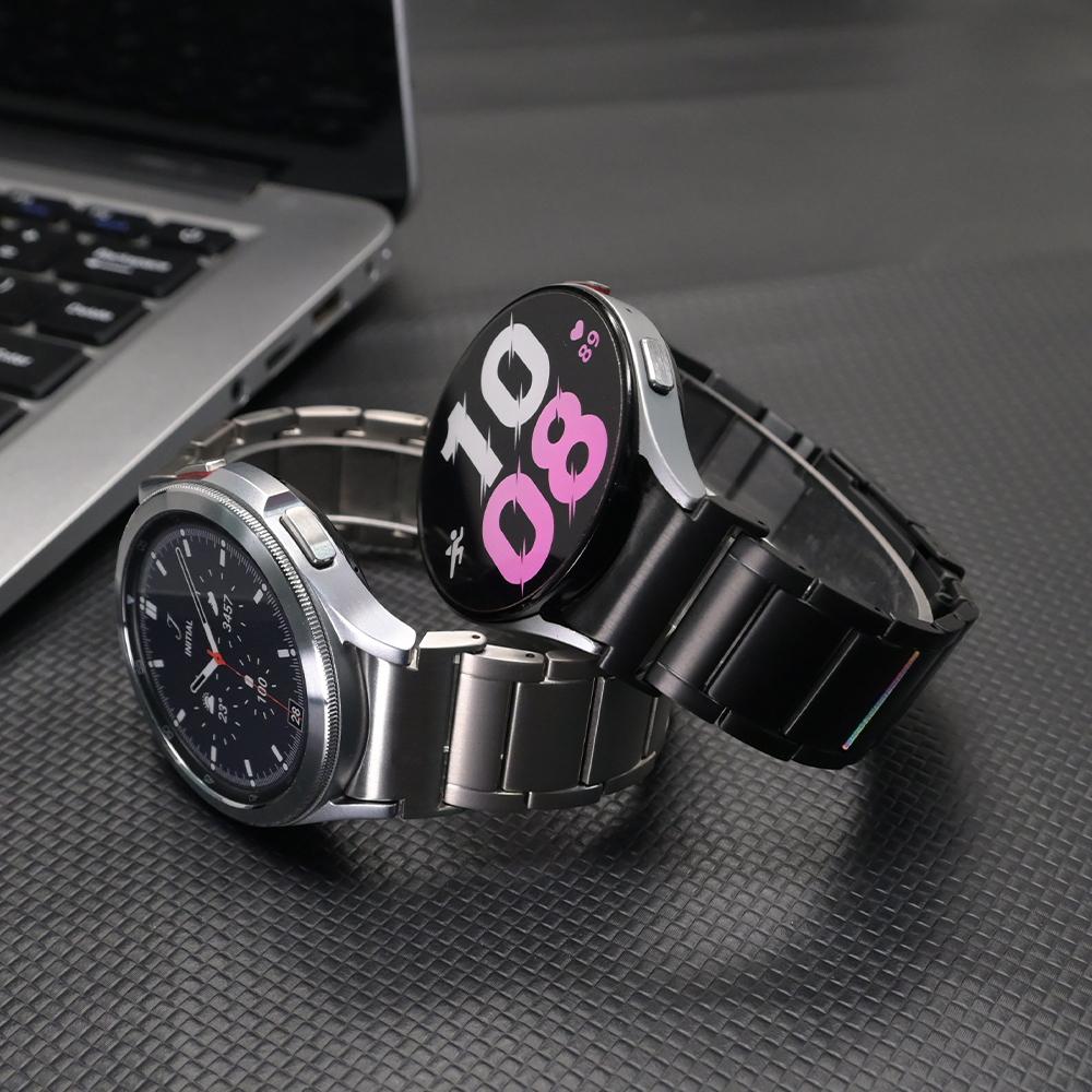 Titanium Strap for Samsung Galaxy Watch 6 Classic 47mm 43mm 7 6 5 4 44mm 40mm 5 Pro 45mm FE 4 Classic 46mm 42mm Wrist Bracelet