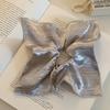 Solid Color Large Hair Tie Shiny Rubber Bands New Ponytail Hold  Hair Accessories