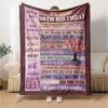 90Th Birthday Celebration Cozy Blanket Soft Warm Cozy Great for Sofa Couch Office Bed Picnics Four Seasons Universal Stylish Y27