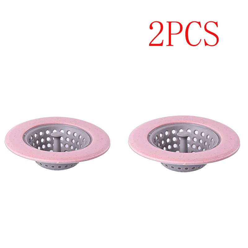 1/2PCS Sink Strainer Silicone Sieve Kitchen Sink Filter Mesh Fillers For Hair Gootsteen Zeef Things For Kitchen Accessories