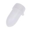 100Pcs Portable Flip Lid Transparent Capsule Storage Containers Pill Box
