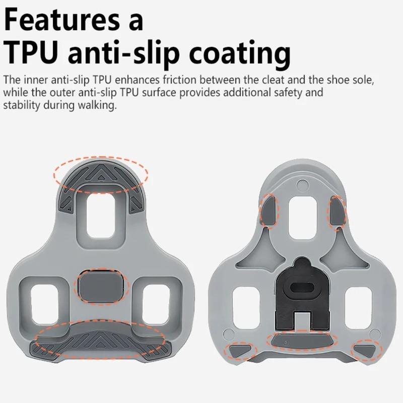 TPU anti-slip lock pedal pads for road bicycles,universal for MTB road bikes,suitable for LOOK KEO buckle pieces,locks and clips
