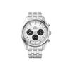 Orient Stretchto Solar Chronograph 40mm White Dial Steel Strap Men's Watch RA-TX0305S10B