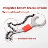 3 In 1 For MTB Road Bike Repair Tools Bracket Remover Multifunctional Bike Chain Repair Wrench Freewheel Removal