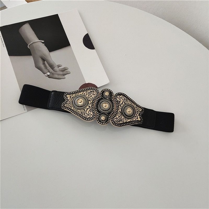 Ethnic Style Womens Decorative Waist Belt With Elegant Design For Retro Outfits