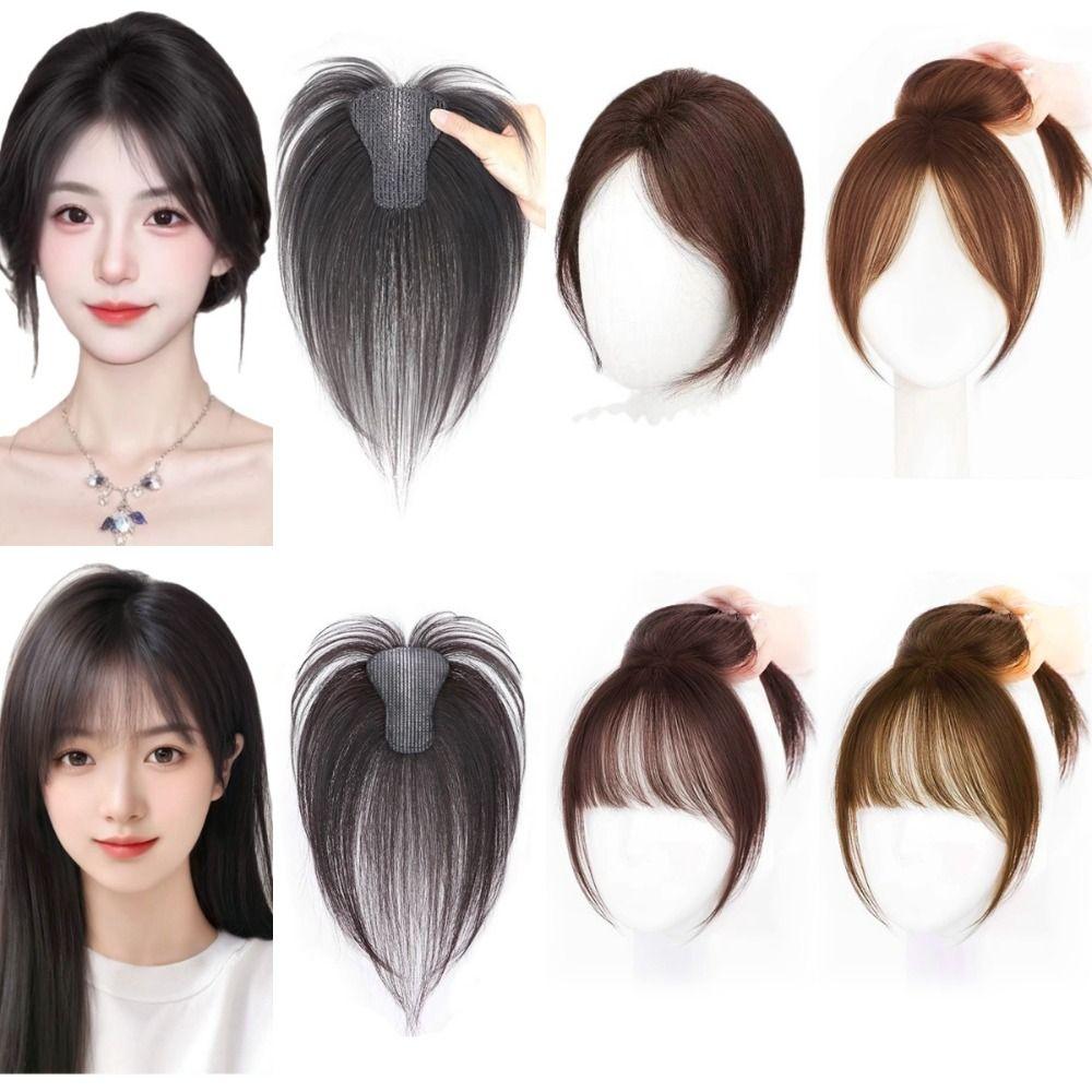 Middle Part Synthetic Hair Bangs Hair Extensions Fringe Hair Pieces Increase Hair Volume