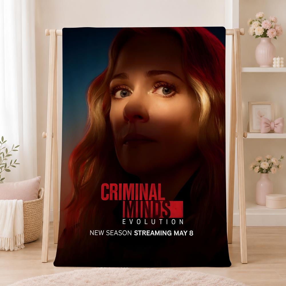 Popular Drama C-Criminal MindsS Throw Summer Flannel Throw Blanket Soft Antistatic Washable KidFriendly Couch Bed