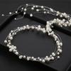 Handmade Fairy Hair Band Imitation Pearl Bridal Headdress Luxury Pearl Headdress  Photoshoot