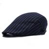Cappello Bello Primavera Autunno Berretto a Righe Retrò Cappello con Visiera Uomo Donna Cappello in Avanti
