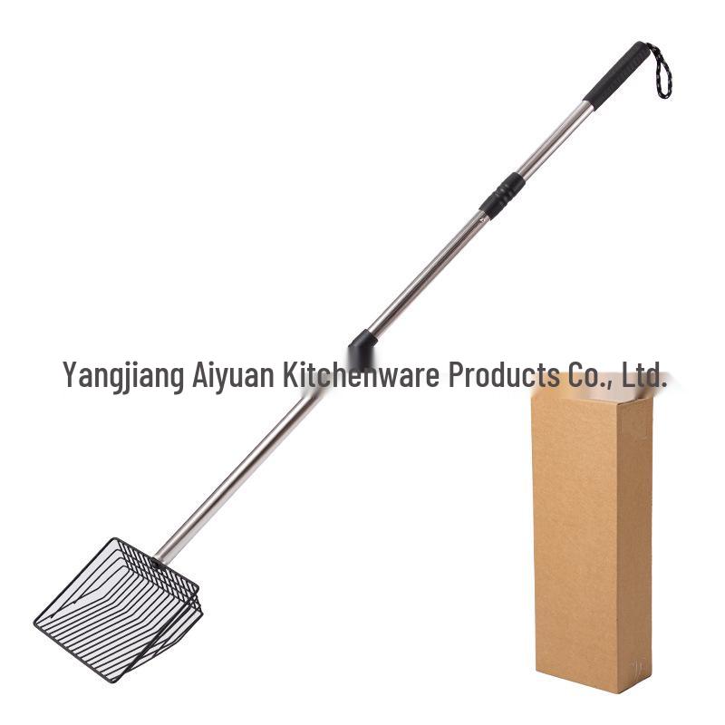 Stainless Steel Cat Litter and Chicken Coop Cleaning Scoop Shovel