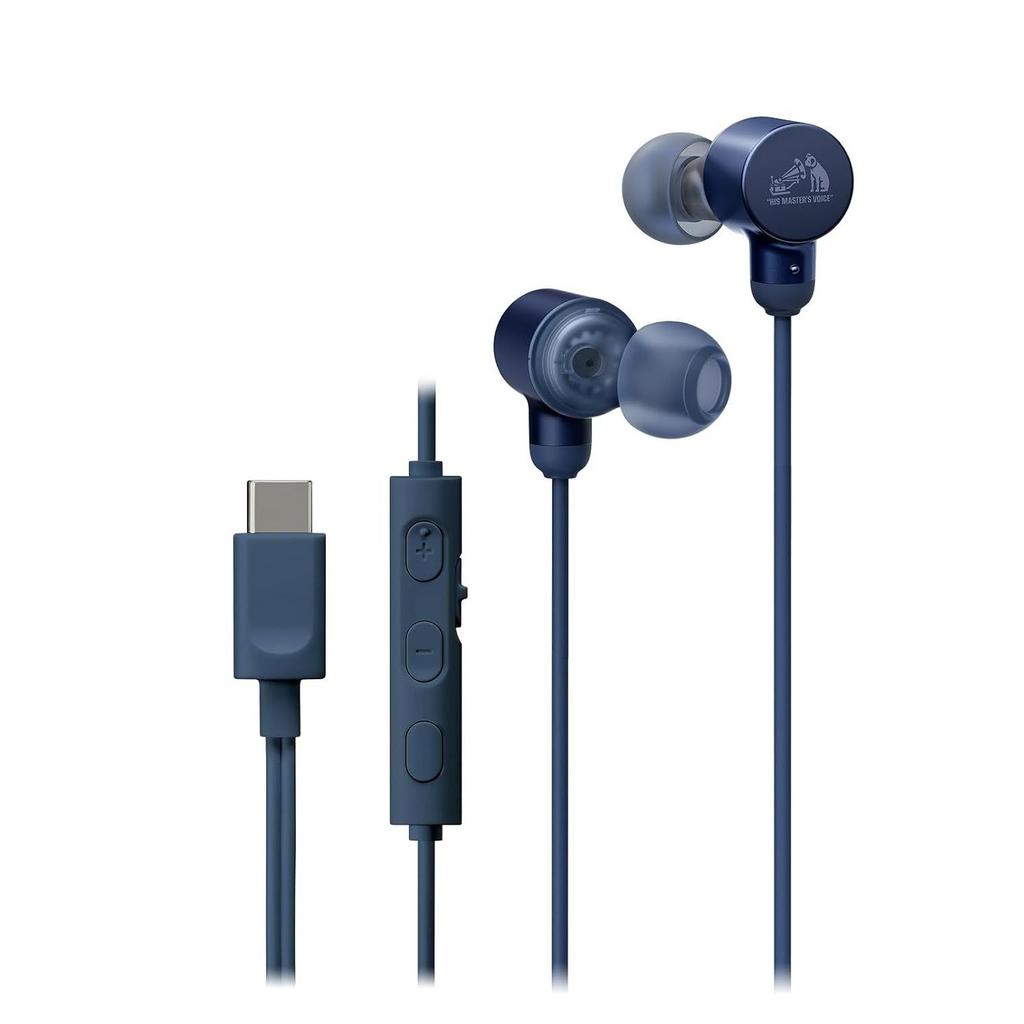 JVC Kenwood Victor HA-FR29UC-A Earphones Wired Microphone High-Resolution Carrying Pouch Type C Canal USB Type-C 1.2m Blue