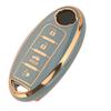 Jingyuqin Arrival TPU Car Key Shell Case Fob Cover for NISSAN Maxima Altima Versa Sentra Sunny Sylphy Teana Qashqai X-Trail Juke
