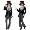 Halloween Alice In Wonderland Mad Hatter Costume Women 2025 Stage Party Cosplay Outfit