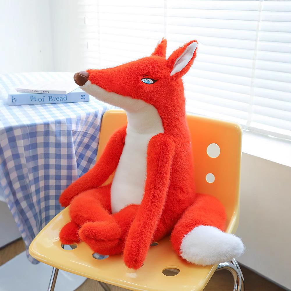 New Confident Fox Plush Toy Big Bad Wolf Doll Crocodile Doll Throw Pillow Children's Gift