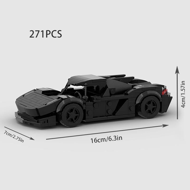 

MOC Model City Racing Car Sports Building Blocks Bricks Sets Technique Supercar Racers Vehicles Kits Toys Gift