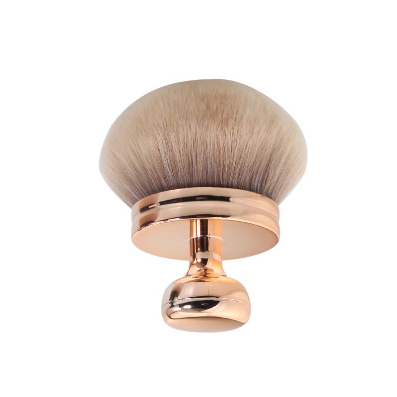 

Large Soft Stamp Makeup Brush for Powder, Blush, and Foundation 1pcs золотий