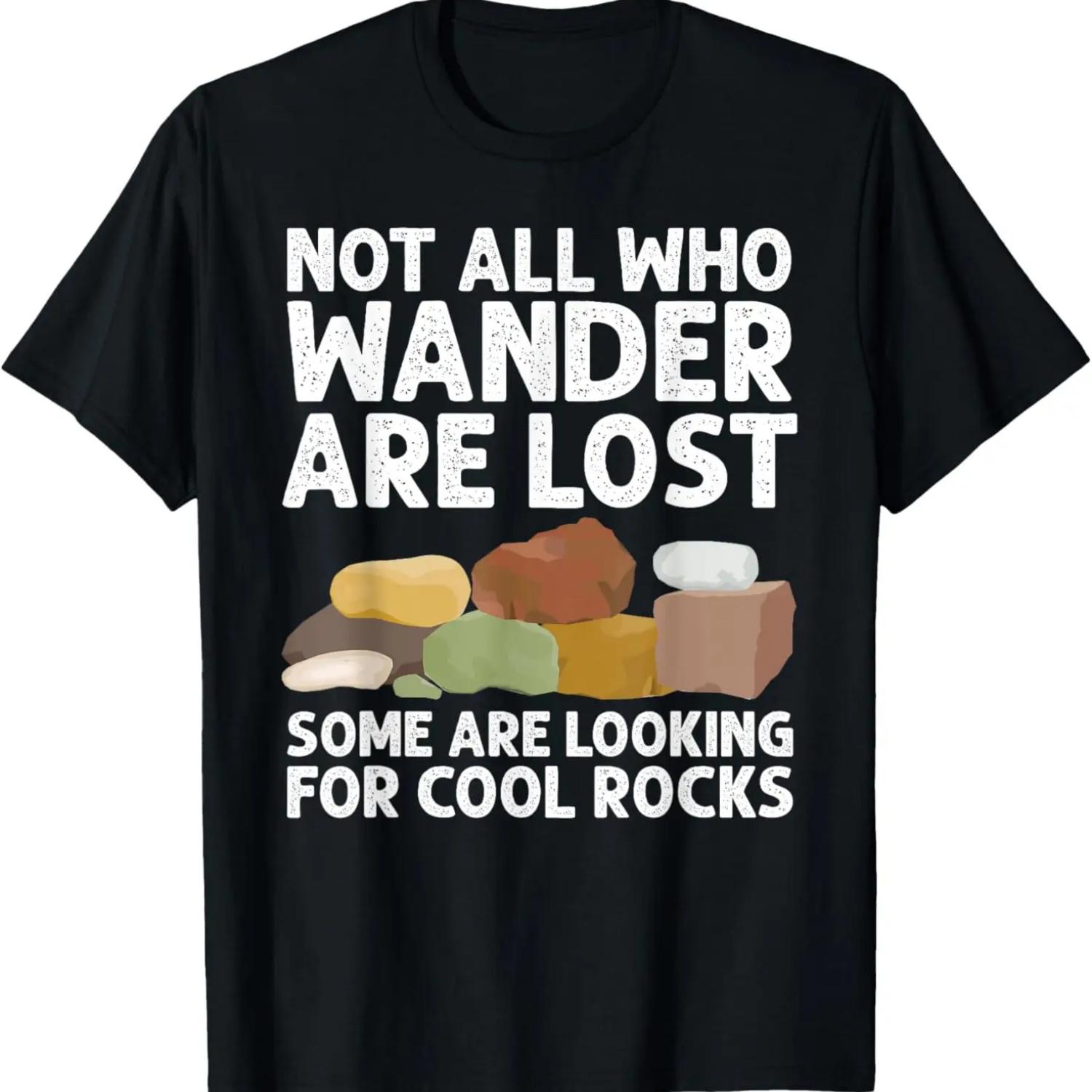 

Cool Rock Collector Art For Men Women Geology Hunting Rocks T-Shirt XXXXXL чорний