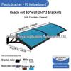 Premium Outdoor Doorway Awning - Rainproof Sun Shade for Balcony & Courtyard