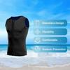 Potápěčská vesta 2MM Zip Neopren Bez rukávů Šnorchlování Plavecký top Tepelná ochrana pro Surfing Potápění Vest L