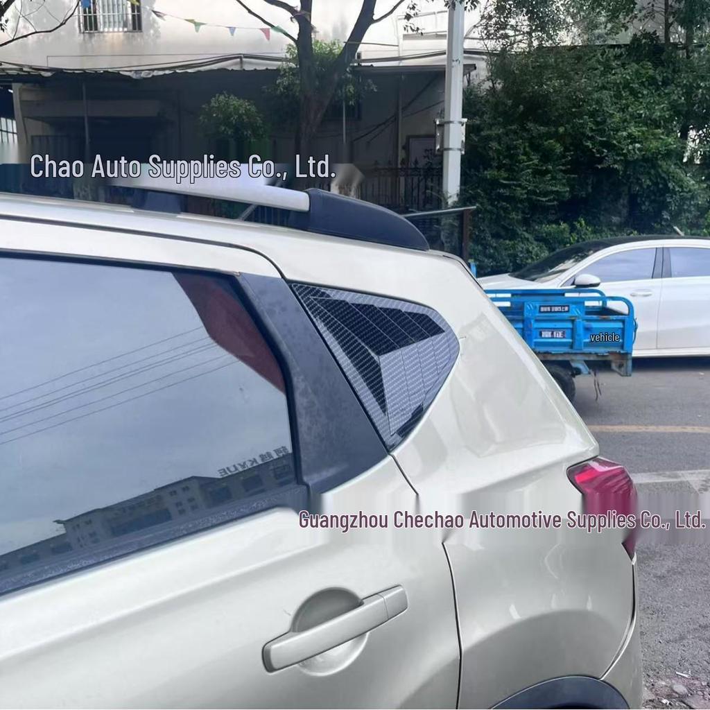 Rear Window Louvers for 08-15 Qashqai, Mustang-Style Air Vent Triangular Window Decor