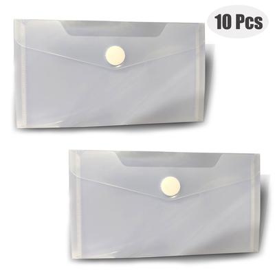 10PCS Face Cover Storage Bag Plastic Case Holder Face Cover Clip for Kids Teens Adults