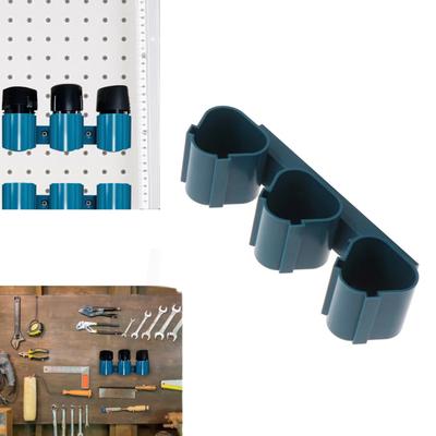 3-Schlitz Batteriehalter Werkzeugaufbewahrungshalter für Milwaukee/Bosch 12V Batterien Einfache Installation Langlebigkeit Kunststoffdesign