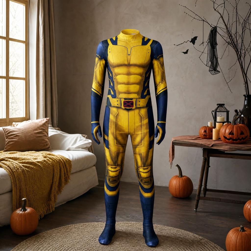 Men's Jumpsuit Costume for Halloween Stage Performance Cosplay Outfit
