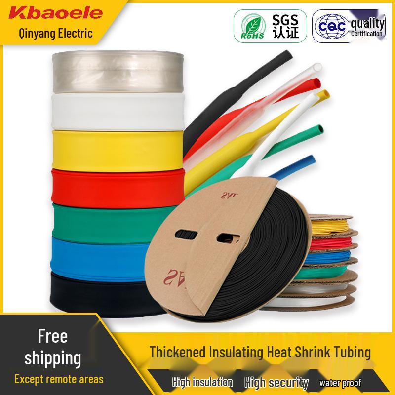 Thickened White Heat Shrink Tubing for Cable Repair and Protection