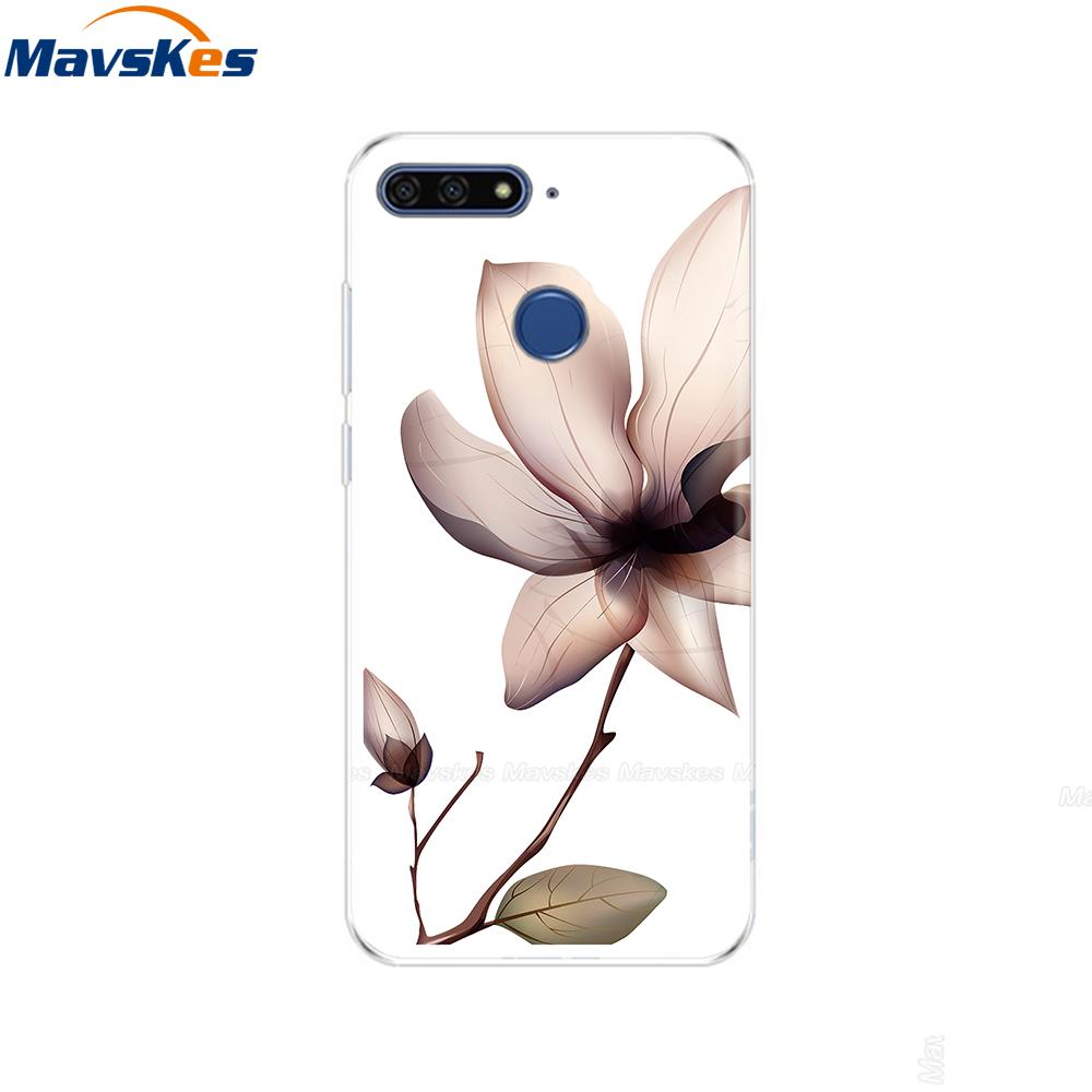 Case For Huawei Honor 7C Case On Huawei Honor7C 5.7 inch Soft Silicone Phone Cover For Huawei Honor 7C Aum-L41 TPU Cases Coque