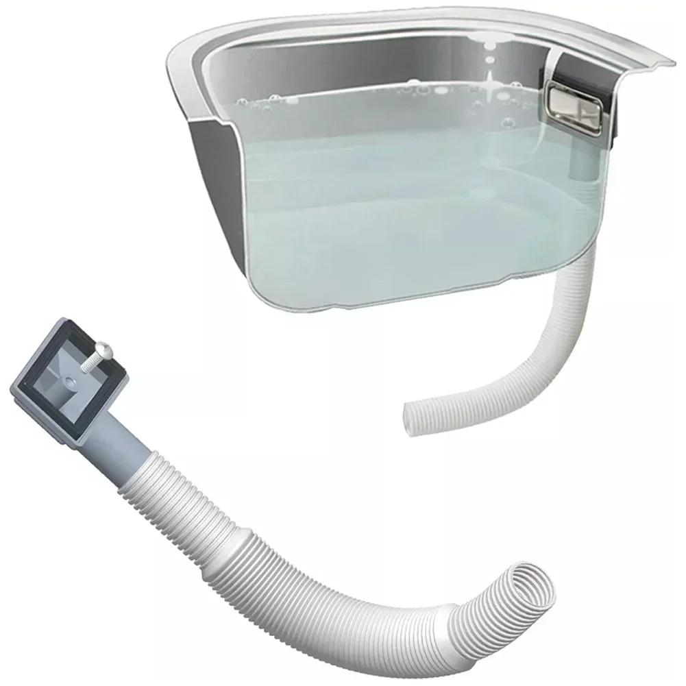 Gray Kitchen Sink Sink Overflow For Kitchen Use Adjustable Height Quick Installation Seals Square Interface 77.5 X 41 Mm