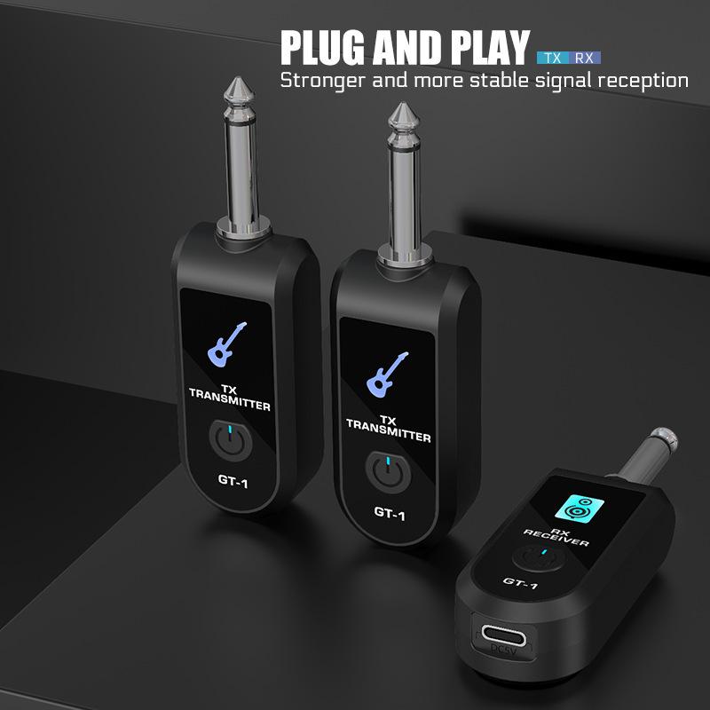 Wireless Guitar Xlr Transmitter And Receiver System Professional Wireless Mic System For Pa System Electric Guitar & Bass