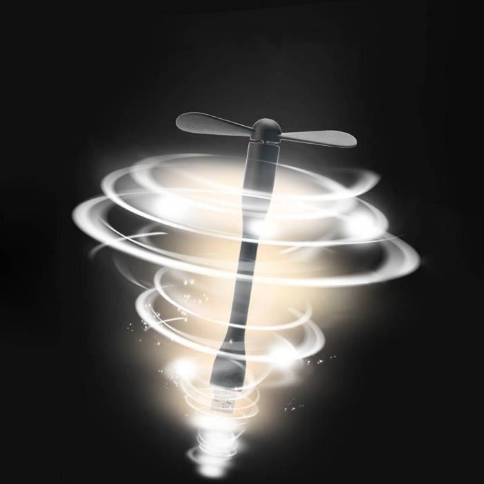 Mini Fan - E.F.CONNECTION - Silent 25 dB - Silicone Blades - Portable