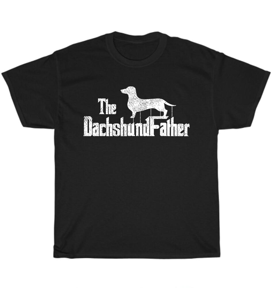 Dachshund Dad Dog Fathers Day Gift Funny Doxie Doggie Puppy Daddy T-Shirt Unisex L