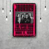 Segni in Latta Metallica Vintage Band Journey Poster Decorazione Placca Metallica Retro Decorazione Artistica da Parete per Garage Bar
