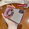 Case for Samsung Galaxy A71 4G Case Glitter Sparkly Diamond Luxury Plating Silicon TPU Soft Cover Camera Protector with Magnetic Ring Stand Holder