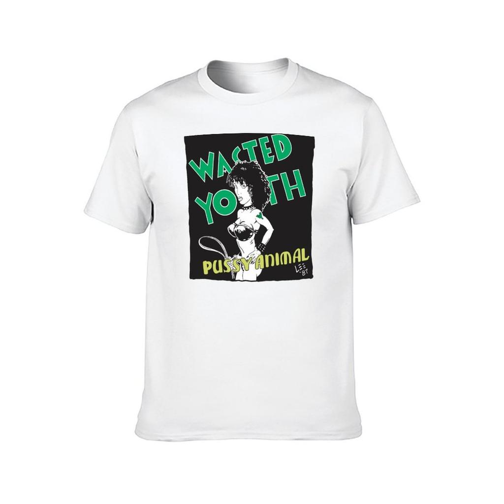 For ANIMAL Shirts Printed WASTED PUSSY Man Men T-Shirt for Man YOUTH Shirts T T